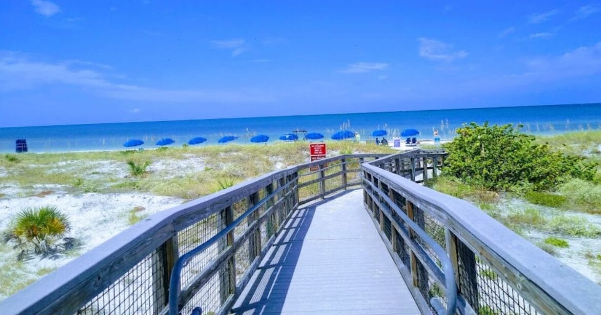 Caladesi Island State Park beach in Florida, USA