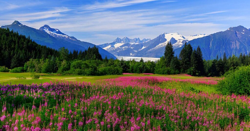 Mendenhall Glacier Viewpoint in Juneau