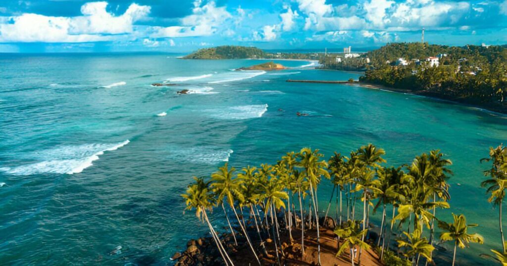 Mirissa beach in Sri lanka