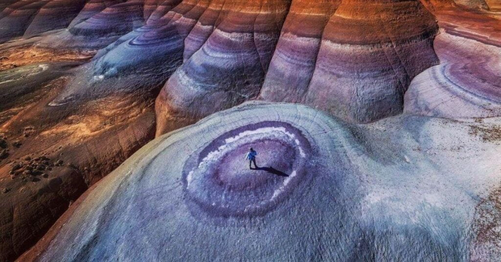 Bentonite Hills in Utah