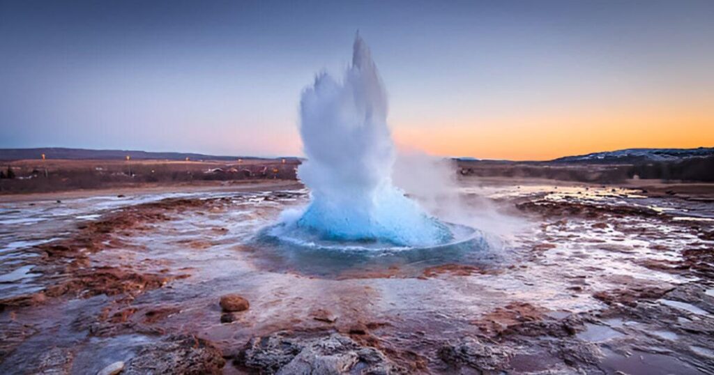 Geysir Geothermal Area in Iceland