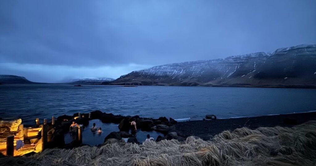 Hvammsvik Hot Springs in Iceland