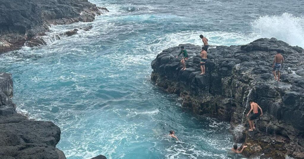 Queen’s Bath in Kauai