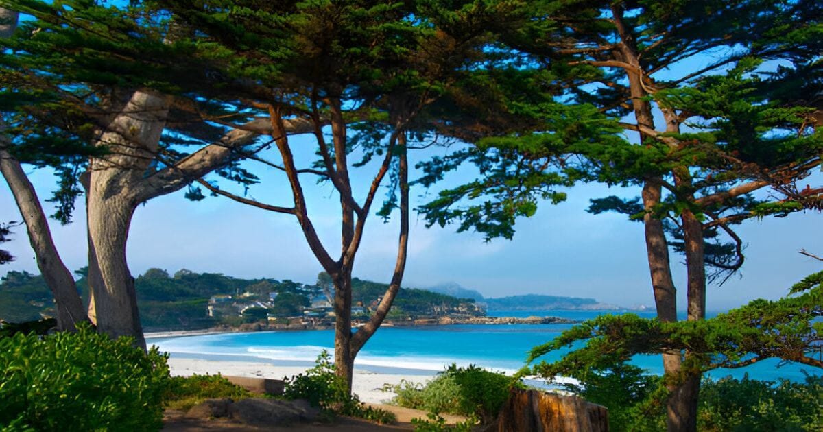 Carmel Beach in California