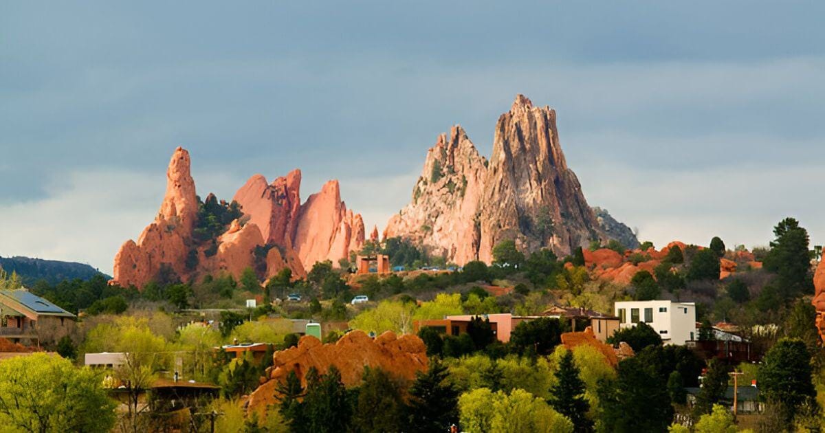 Garden of the Gods in  Colorado Springs 