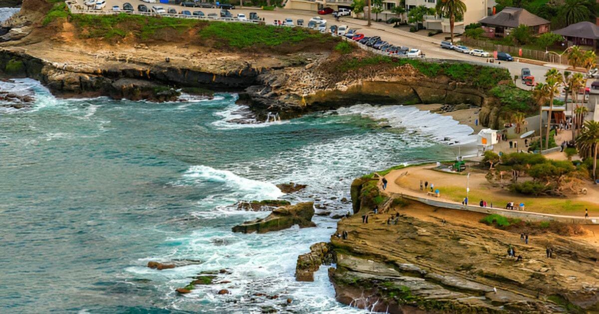 La Jolla  Beach in California