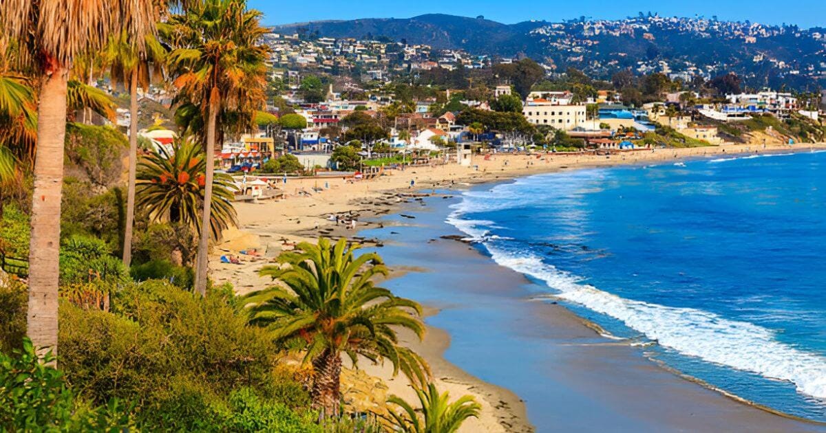 Laguna Beach in California