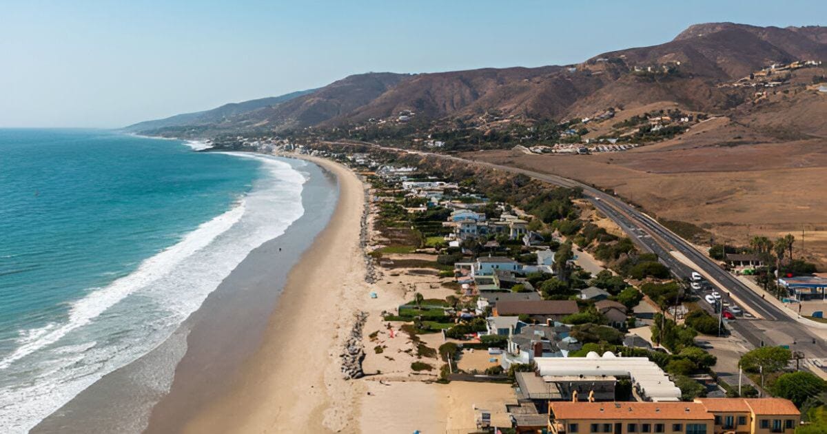 Malibu Beach in California