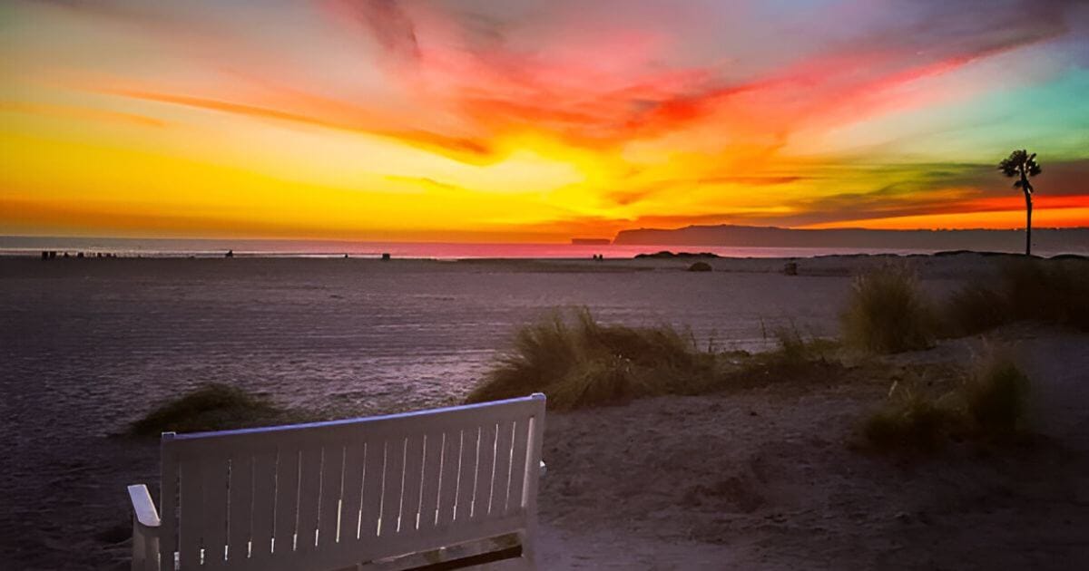 Coronado Beach in California