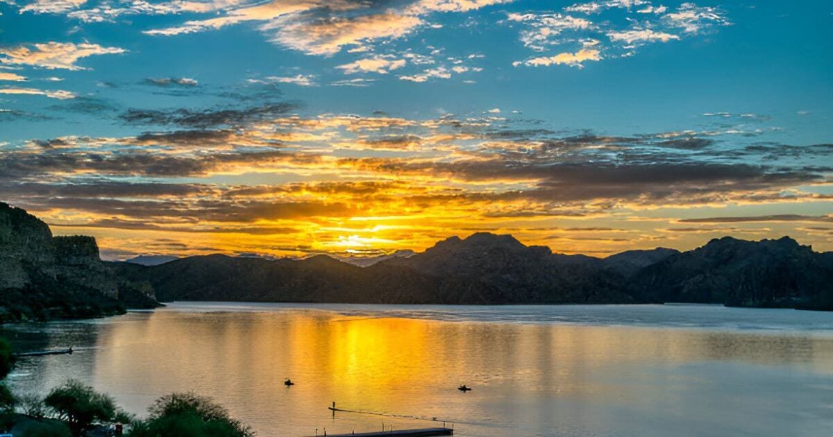 Saguaro lake in Phoenix