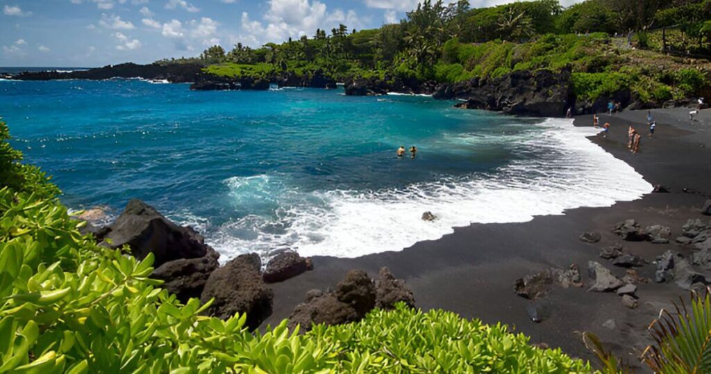 Wai’anapanapa State Park in Maui