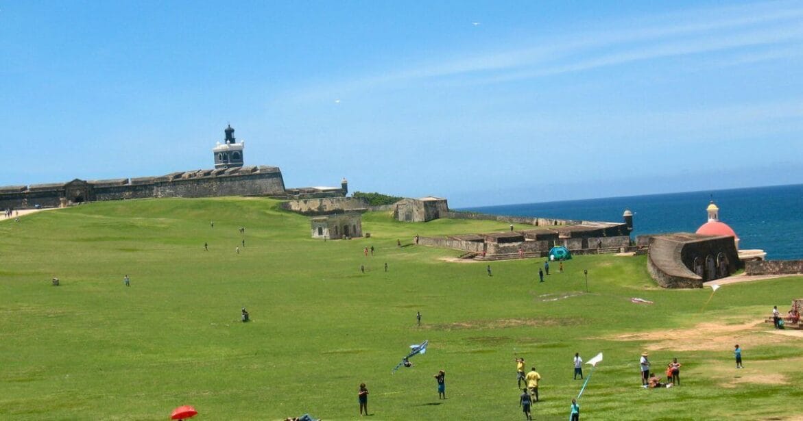 Great views of El Morro Fort in Puerto rico