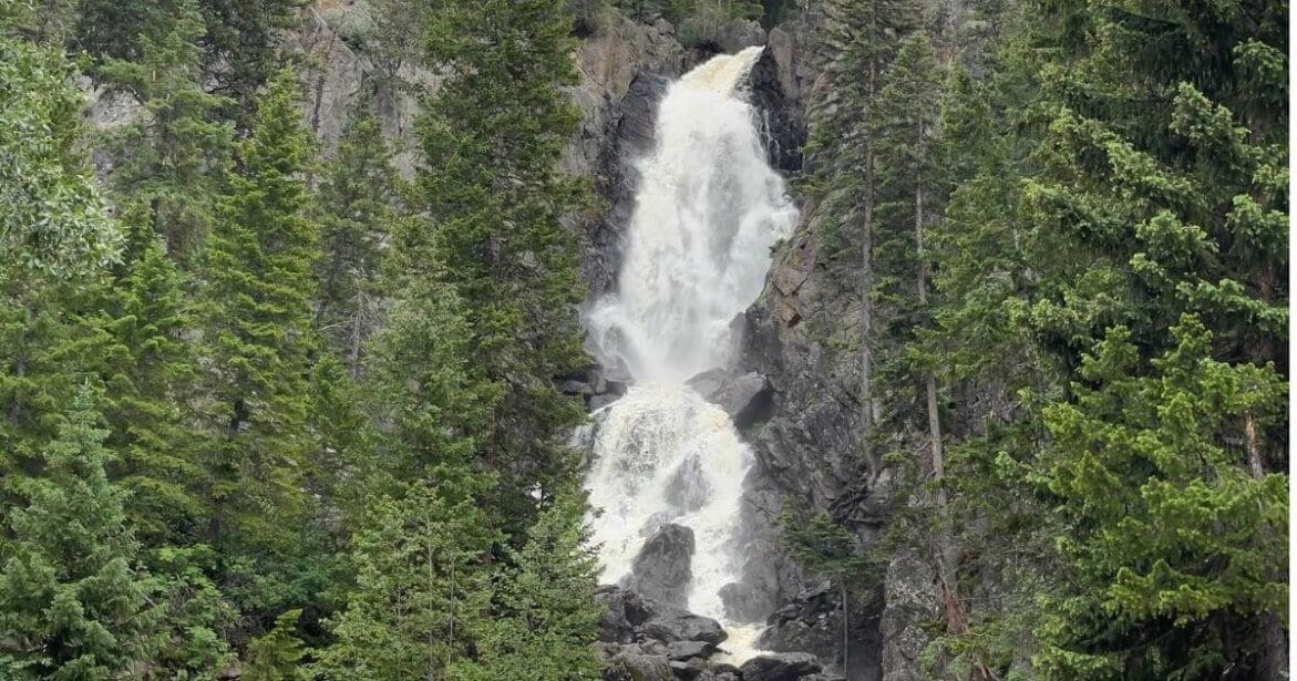 Fish Creek Falls best waterfall hikes in Steamboat Springs , Colorado