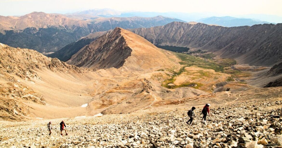 Grays and Torreys Peak best hiking trail in Colorado