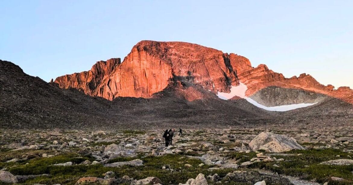 best hikes Longs Peak Trail in Rocky Mountain National Park