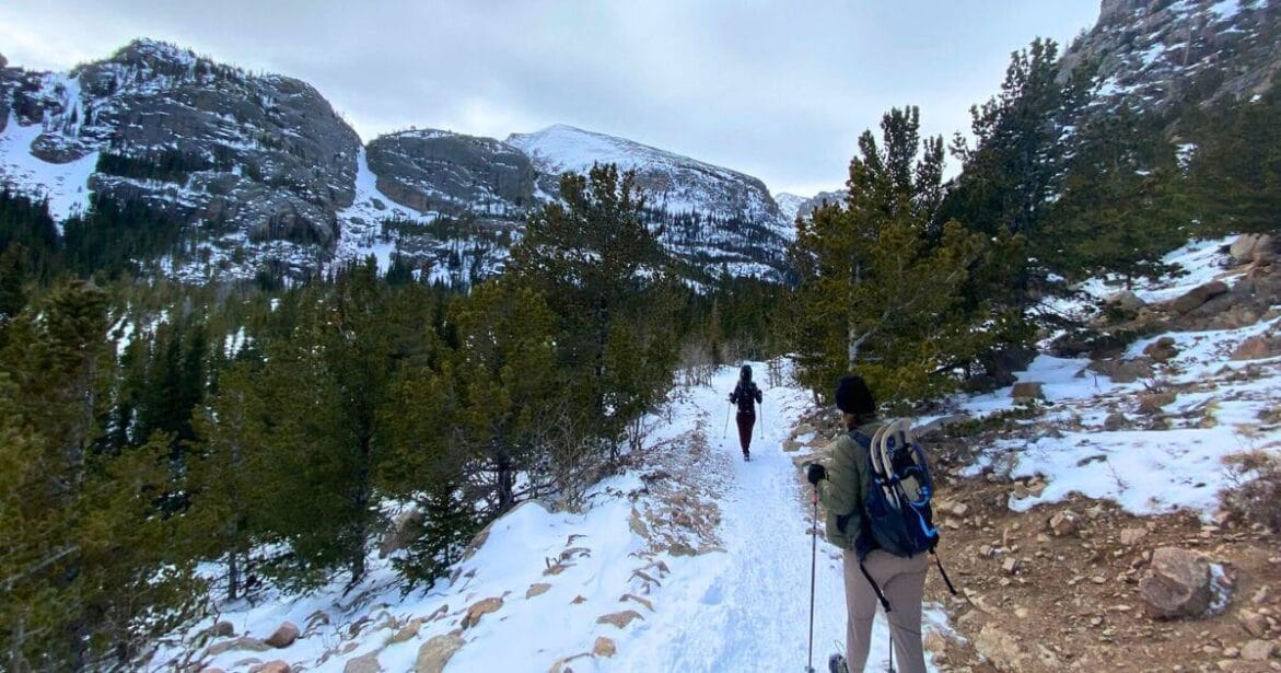 Sky Pond Lake Trail in Rocky Mountain National Park ,Colorado