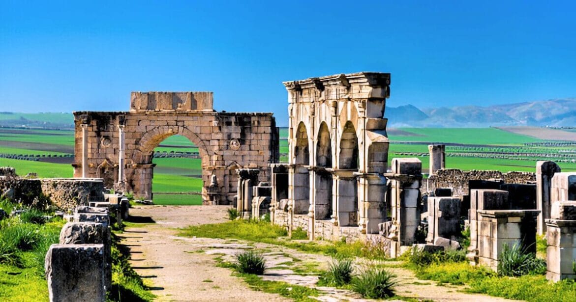 Roman City of Volubilis in Morocco