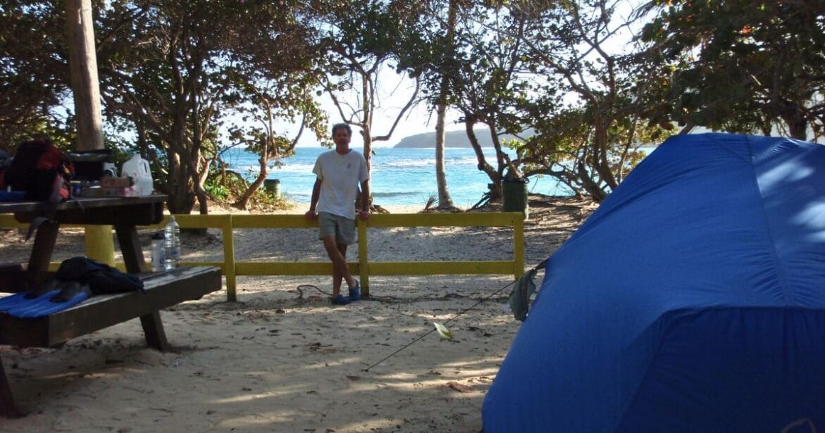 Flamenco Beach Camping in Culebra, Puerto Rico