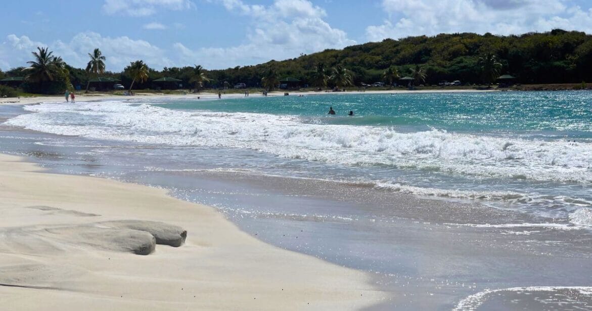 Caracas Beach in Vieques Island ,Puerto Rico