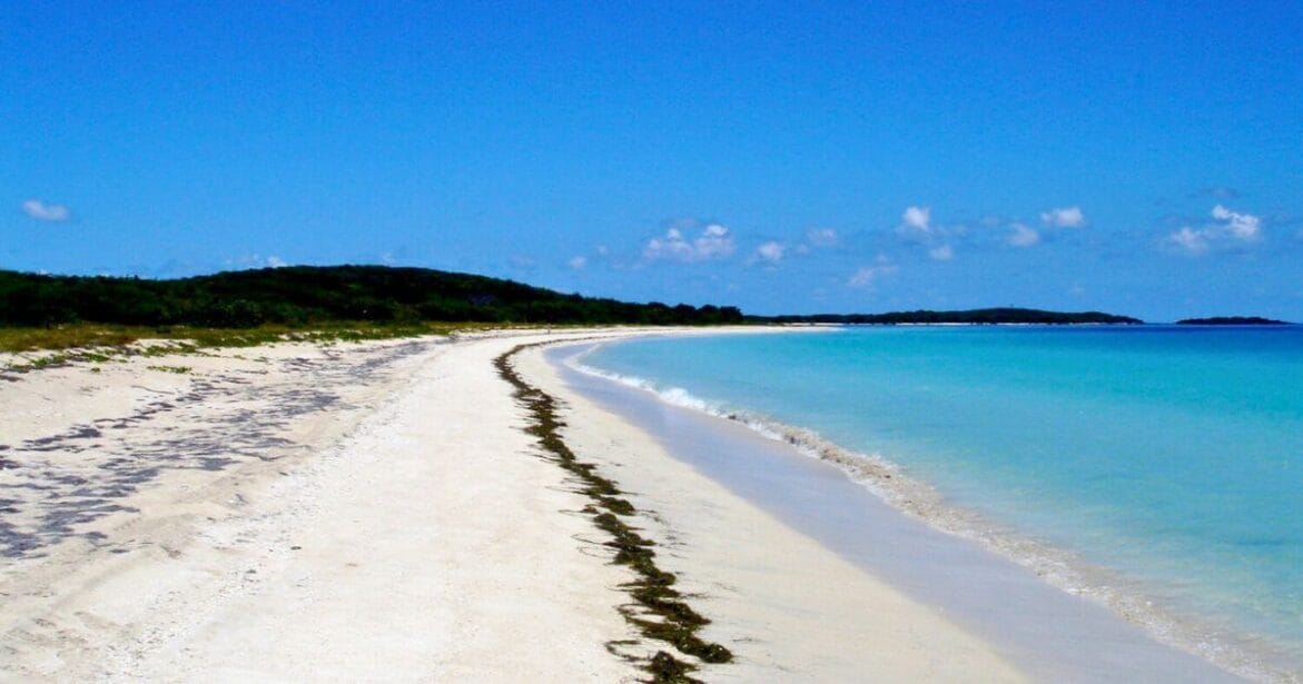 Sun Bay Beach view in Isla de Vieques, Puerto rico