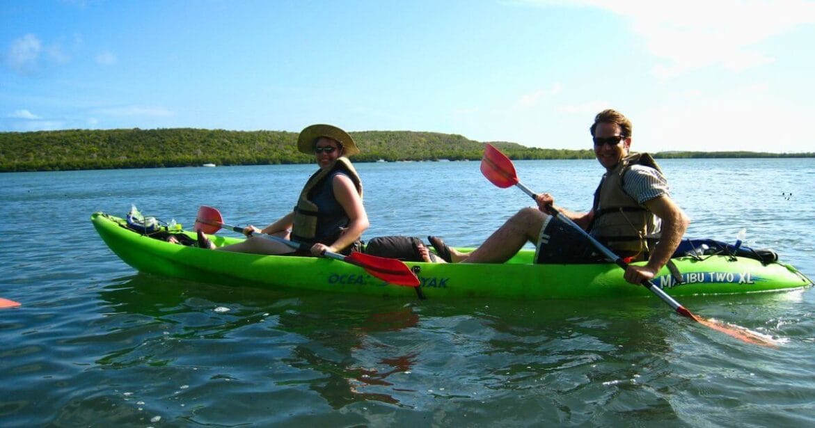 Kayaking in Vieques, Puerto Rico