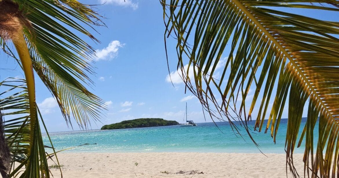 Playa La Chiva beach in Vieques ,Puerto Rico