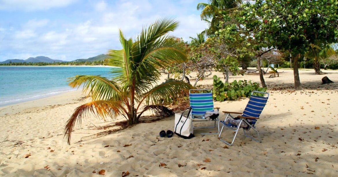 Sun Bay Beach  in Vieques ,Puerto Rico