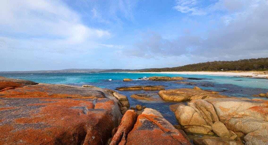 Bay of Fires in Tasmania,Australia