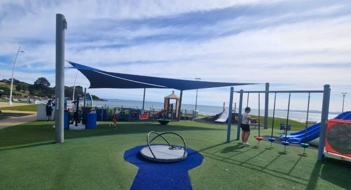 Bluff Beach Playground in Devonport, Tasmania