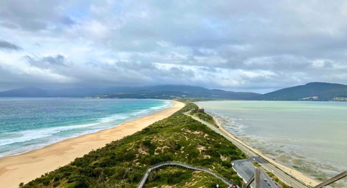 Bruny Island in Tasmania, Australia