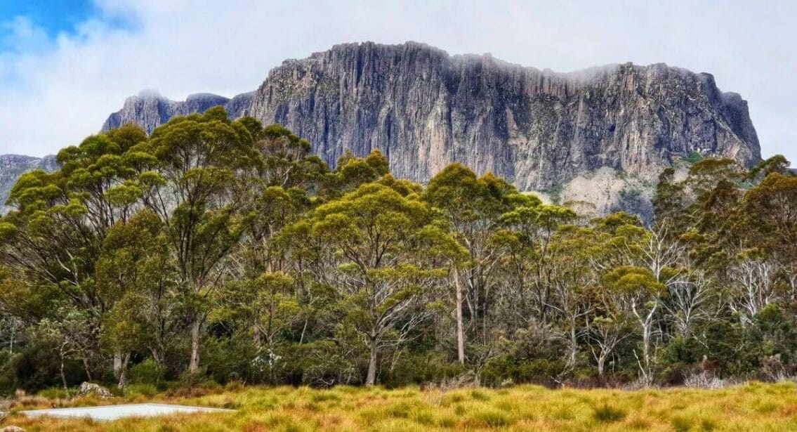 Cathedral Mountain in Tasmania