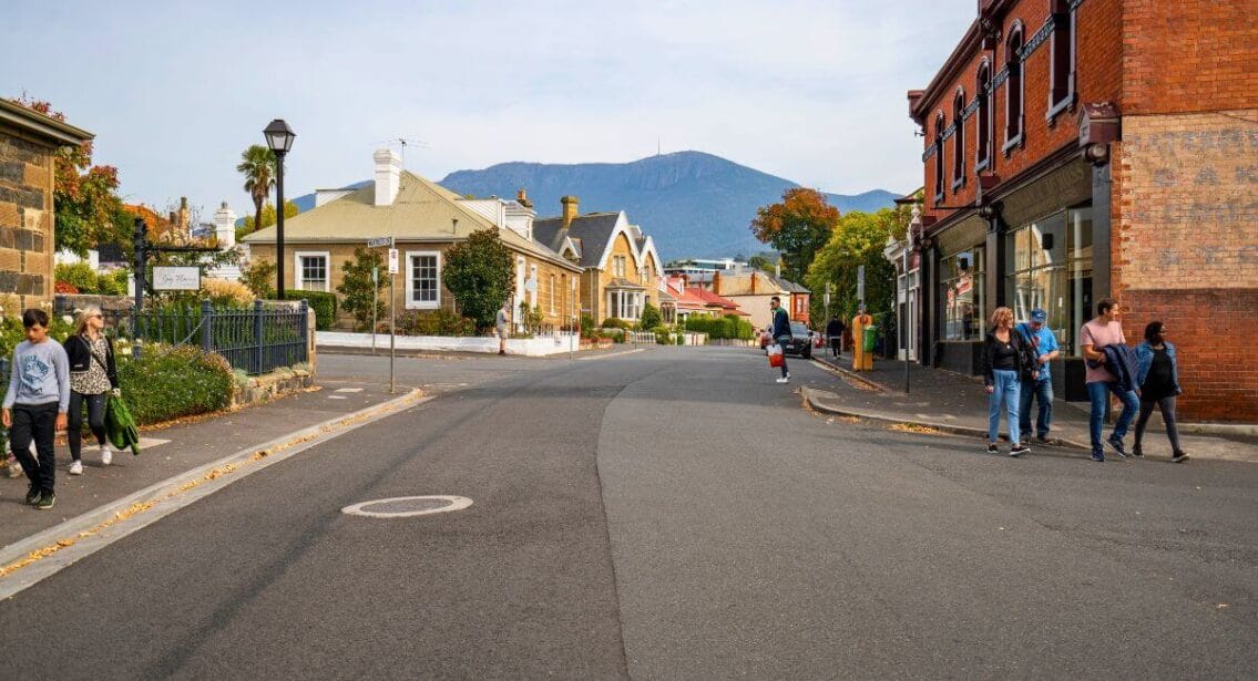 Hobart’s Battery Point in Tasmania, Australia