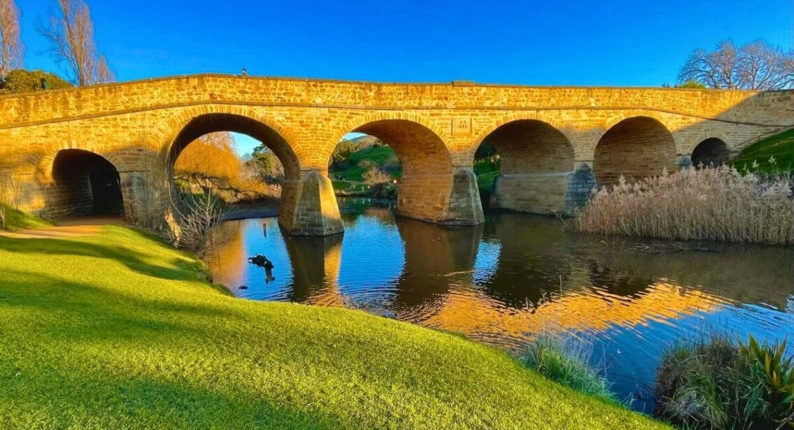 Richmond Bridge in Tasmania, Australia