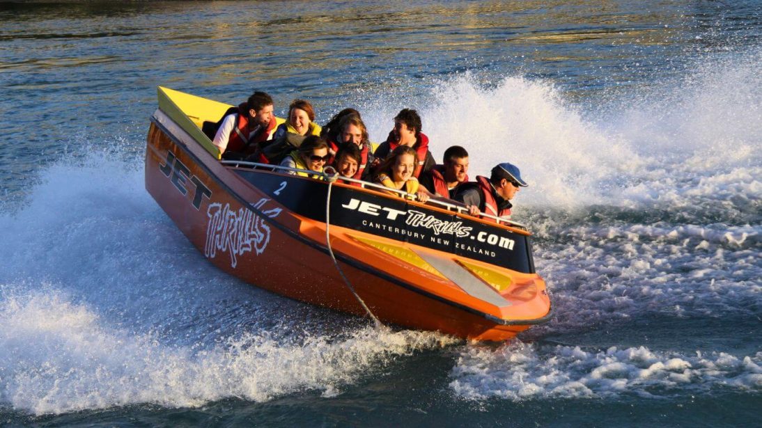 Jet boating in Christchurch New Zealand