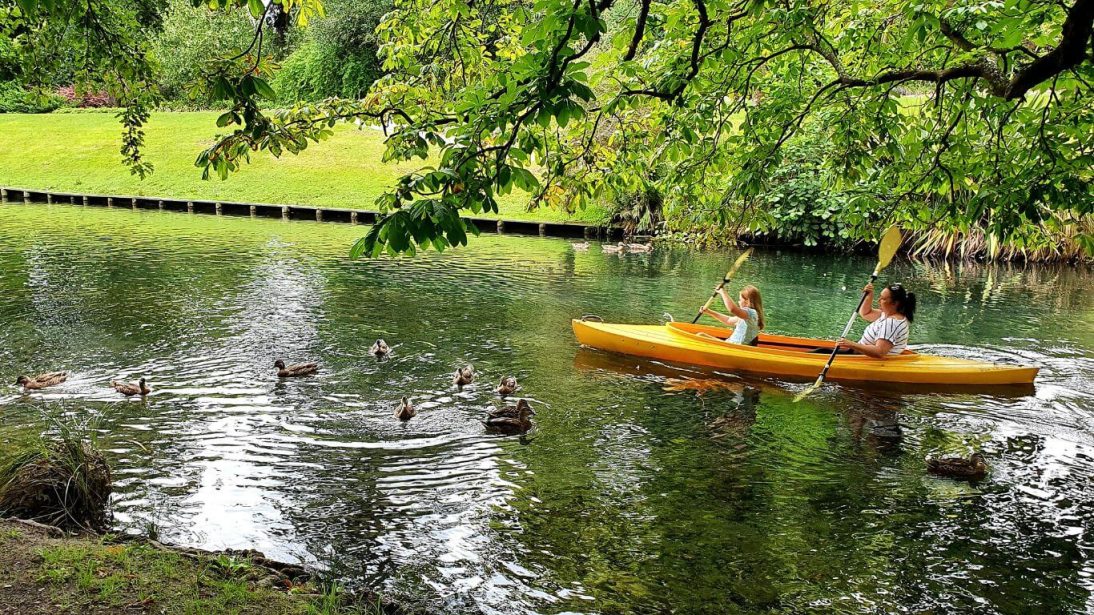 Kayaking at Avon River in  Christchurch