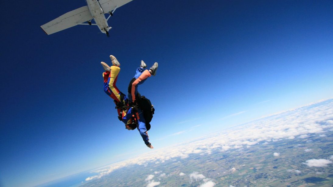 Skydiving in Christchurch New Zealand